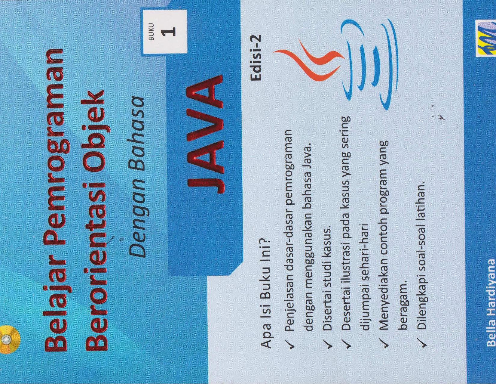 Belajar Pemrograman Berorientasi Objek Dengan Bahasa Java 2